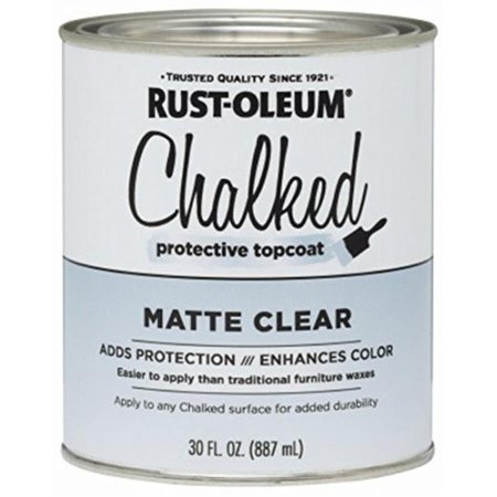 FLECTO Flecto 020066295776 287722 qt Matte Protective Topcoat for Chalked Paint; Clear 20066295776